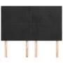 Cabeceros 4 unidades terciopelo negro 72x5x78/88 cm de vidaXL, Cabeceros y pies de cama - Ref: Foro24-3116102, Precio: 111,13...