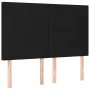 Headboards 4 units black fabric 72x5x78/88 cm by vidaXL, Headboards and footboards - Ref: Foro24-3116052, Price: 96,00 €, Dis...