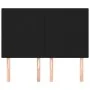 Headboards 4 units black fabric 72x5x78/88 cm by vidaXL, Headboards and footboards - Ref: Foro24-3116052, Price: 96,00 €, Dis...
