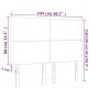 Cabeceros 4 unidades cuero sintético gris 72x5x78/88 cm de vidaXL, Cabeceros y pies de cama - Ref: Foro24-3116146, Precio: 94...