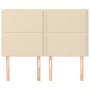 Cabeceros 4 unidades tela color crema 72x5x78/88 cm de vidaXL, Cabeceros y pies de cama - Ref: Foro24-3116195, Precio: 83,94 ...