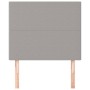 Cabeceros 2 unidades de tela gris claro 90x5x78/88 cm de vidaXL, Cabeceros y pies de cama - Ref: Foro24-3116034, Precio: 59,3...