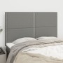 Cabeceros 4 unidades tela gris oscuro 72x5x78/88 cm de vidaXL, Cabeceros y pies de cama - Ref: Foro24-3116191, Precio: 85,46 ...