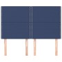 Cabeceros 4 unidades tela azul 72x5x78/88 cm de vidaXL, Cabeceros y pies de cama - Ref: Foro24-3116196, Precio: 83,94 €, Desc...