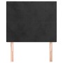 Cabeceros 2 unidades de terciopelo negro 80x5x78/88 cm de vidaXL, Cabeceros y pies de cama - Ref: Foro24-3116084, Precio: 71,...