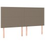 Cabeceros 4 unidades tela gris taupe 80x5x78/88 cm de vidaXL, Cabeceros y pies de cama - Ref: Foro24-3116062, Precio: 132,23 ...