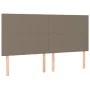 Cabeceros 4 unidades tela gris taupe 80x5x78/88 cm de vidaXL, Cabeceros y pies de cama - Ref: Foro24-3116062, Precio: 134,75 ...