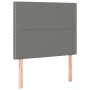 Cabeceros 2 unidades de tela gris oscuro 100x5x78/88 cm de vidaXL, Cabeceros y pies de cama - Ref: Foro24-3116183, Precio: 50...