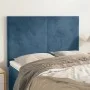 Cabeceros 4 unidades terciopelo azul oscuro 72x5x78/88 cm de vidaXL, Cabeceros y pies de cama - Ref: Foro24-3116104, Precio: ...