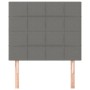Cabeceros 2 unidades de tela gris oscuro 90x5x78/88 cm de vidaXL, Cabeceros y pies de cama - Ref: Foro24-3116315, Precio: 57,...