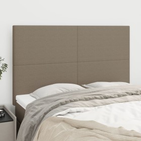 Cabeceros 4 unidades tela gris taupe 72x5x78/88 cm de vidaXL, Cabeceros y pies de cama - Ref: Foro24-3116054, Precio: 114,87 ...