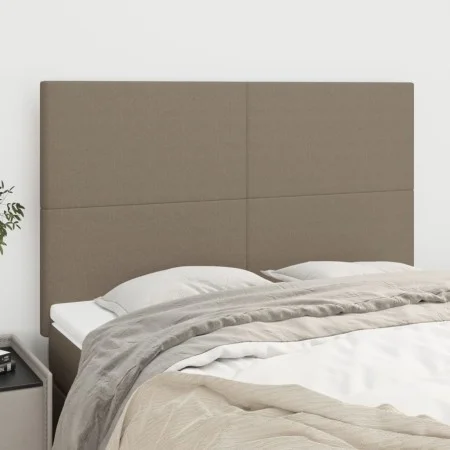 Cabeceros 4 unidades tela gris taupe 72x5x78/88 cm de vidaXL, Cabeceros y pies de cama - Ref: Foro24-3116054, Precio: 127,16 ...