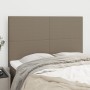 Cabeceros 4 unidades tela gris taupe 72x5x78/88 cm de vidaXL, Cabeceros y pies de cama - Ref: Foro24-3116054, Precio: 114,87 ...
