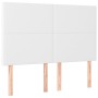 Cabeceros 4 unidades cuero sintético blanco 72x5x78/88 cm de vidaXL, Cabeceros y pies de cama - Ref: Foro24-3116143, Precio: ...