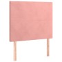 Cabeceros 2 unidades de terciopelo rosa 100x5x78/88 cm de vidaXL, Cabeceros y pies de cama - Ref: Foro24-3116099, Precio: 54,...