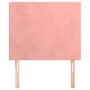 Cabeceros 2 unidades de terciopelo rosa 100x5x78/88 cm de vidaXL, Cabeceros y pies de cama - Ref: Foro24-3116099, Precio: 54,...