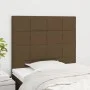 Kopfteile 2 Einheiten aus dunkelbraunem Stoff 90x5x78/88 cm von vidaXL, Kopf- und Fußteile - Ref: Foro24-3116317, Preis: 61,0...
