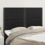 Headboards 4 units black synthetic leather 72x5x78/88 cm by vidaXL, Headboards and footboards - Ref: Foro24-3116282, Price: 8...