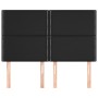 Cabeceros 4 unidades cuero sintético negro 72x5x78/88 cm de vidaXL, Cabeceros y pies de cama - Ref: Foro24-3116282, Precio: 8...