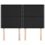 Headboards 4 units black synthetic leather 72x5x78/88 cm by vidaXL, Headboards and footboards - Ref: Foro24-3116282, Price: 8...