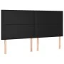 Kopfteile 4 Einheiten aus schwarzem Kunstleder 80x5x78/88 cm von vidaXL, Kopf- und Fußteile - Ref: Foro24-3116148, Preis: 107...