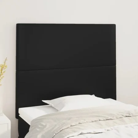 Kopfteile 2 Einheiten aus schwarzem Kunstleder 90x5x78/88 cm von vidaXL, Kopf- und Fußteile - Ref: Foro24-3116130, Preis: 58,...