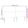 Cabeceros 4 unidades de terciopelo negro 100x5x78/88 cm de vidaXL, Cabeceros y pies de cama - Ref: Foro24-3116120, Precio: 13...