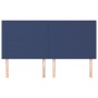 Cabeceros 4 unidades de tela azul 80x5x78/88 cm de vidaXL, Cabeceros y pies de cama - Ref: Foro24-3116064, Precio: 123,44 €, ...
