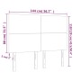 Cabeceros 4 unidades tela gris claro 72x5x78/88 cm de vidaXL, Cabeceros y pies de cama - Ref: Foro24-3116050, Precio: 107,29 ...
