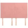 Cabeceros 4 unidades terciopelo rosa 72x5x78/88 cm de vidaXL, Cabeceros y pies de cama - Ref: Foro24-3116105, Precio: 112,52 ...
