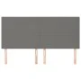Headboards 4 units of dark gray fabric 100x5x78/88 cm by vidaXL, Headboards and footboards - Ref: Foro24-3116075, Price: 129,...