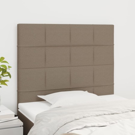 Cabeceros 2 unidades tela gris taupe 80x5x78/88 cm de vidaXL, Cabeceros y pies de cama - Ref: Foro24-3116310, Precio: 49,34 €...