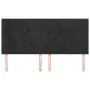 Cabeceros 4 unidades de terciopelo negro 90x5x78/88 cm de vidaXL, Cabeceros y pies de cama - Ref: Foro24-3116114, Precio: 118...