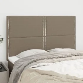 Kopfteile 4 Einheiten taupegrauer Stoff 72x5x78/88 cm von vidaXL, Kopf- und Fußteile - Ref: Foro24-3116194, Preis: 82,53 €, R...