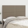 Cabeceros 4 unidades tela gris taupe 72x5x78/88 cm de vidaXL, Cabeceros y pies de cama - Ref: Foro24-3116194, Precio: 83,94 €...