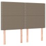 Cabeceros 4 unidades tela gris taupe 72x5x78/88 cm de vidaXL, Cabeceros y pies de cama - Ref: Foro24-3116194, Precio: 83,94 €...