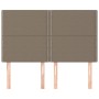 Cabeceros 4 unidades tela gris taupe 72x5x78/88 cm de vidaXL, Cabeceros y pies de cama - Ref: Foro24-3116194, Precio: 83,94 €...