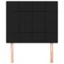 Cabeceros 2 unidades de tela negro 80x5x78/88 cm de vidaXL, Cabeceros y pies de cama - Ref: Foro24-3116308, Precio: 53,68 €, ...