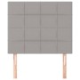 Cabeceros 2 unidades de tela gris claro 90x5x78/88 cm de vidaXL, Cabeceros y pies de cama - Ref: Foro24-3116314, Precio: 57,8...