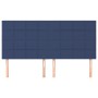 Cabeceros 4 unidades de tela azul 90x5x78/88 cm de vidaXL, Cabeceros y pies de cama - Ref: Foro24-3116352, Precio: 107,67 €, ...