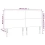 Kopfteile 4 Einheiten aus schwarzem Stoff 80x5x78/88 cm von vidaXL, Kopf- und Fußteile - Ref: Foro24-3116060, Preis: 100,25 €...