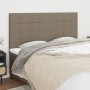 Cabeceros 4 unidades tela gris taupe 80x5x78/88 cm de vidaXL, Cabeceros y pies de cama - Ref: Foro24-3116342, Precio: 90,75 €...