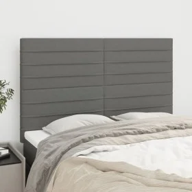 Kopfteile 4 Einheiten dunkelgrauer Stoff 72x5x78/88 cm von vidaXL, Kopf- und Fußteile - Ref: Foro24-3116471, Preis: 94,63 €, ...
