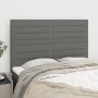 Cabeceros 4 unidades tela gris oscuro 72x5x78/88 cm de vidaXL, Cabeceros y pies de cama - Ref: Foro24-3116471, Precio: 96,58 ...