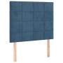 Cabeceros 2 unidades de terciopelo azul oscuro 90x5x78/88 cm de vidaXL, Cabeceros y pies de cama - Ref: Foro24-3116372, Preci...