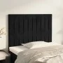 Headboards 2 units of black velvet 80x5x78/88 cm by vidaXL, Headboards and footboards - Ref: Foro24-3116602, Price: 65,65 €, ...