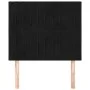 Headboards 2 units of black velvet 80x5x78/88 cm by vidaXL, Headboards and footboards - Ref: Foro24-3116602, Price: 65,65 €, ...