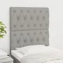 Kopfteile 2 Einheiten aus hellgrauem Stoff 80x7x78/88 cm von vidaXL, Kopf- und Fußteile - Ref: Foro24-3116642, Preis: 70,80 €...