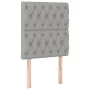 Kopfteile 2 Einheiten aus hellgrauem Stoff 80x7x78/88 cm von vidaXL, Kopf- und Fußteile - Ref: Foro24-3116642, Preis: 70,80 €...
