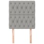 Cabeceros 2 unidades de tela gris claro 80x7x78/88 cm de vidaXL, Cabeceros y pies de cama - Ref: Foro24-3116642, Precio: 73,3...